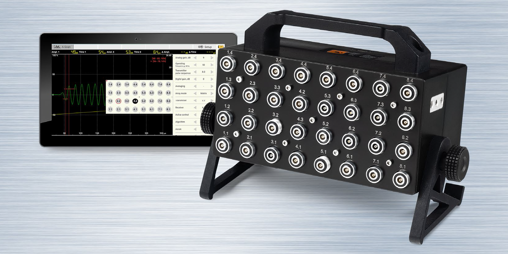 A1052 MultiSONIC 多通道超声脉冲数据收罗单位